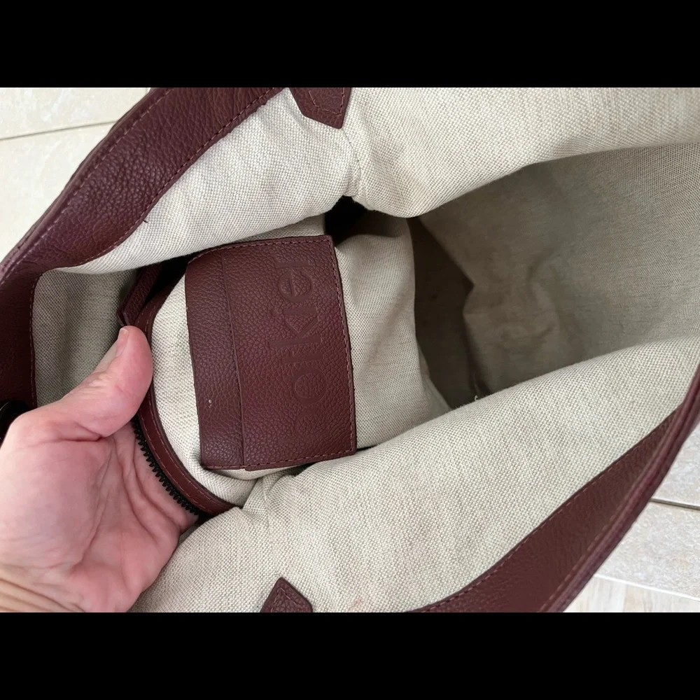 BOTKIER Large Chelsea Leather Hobo Bag